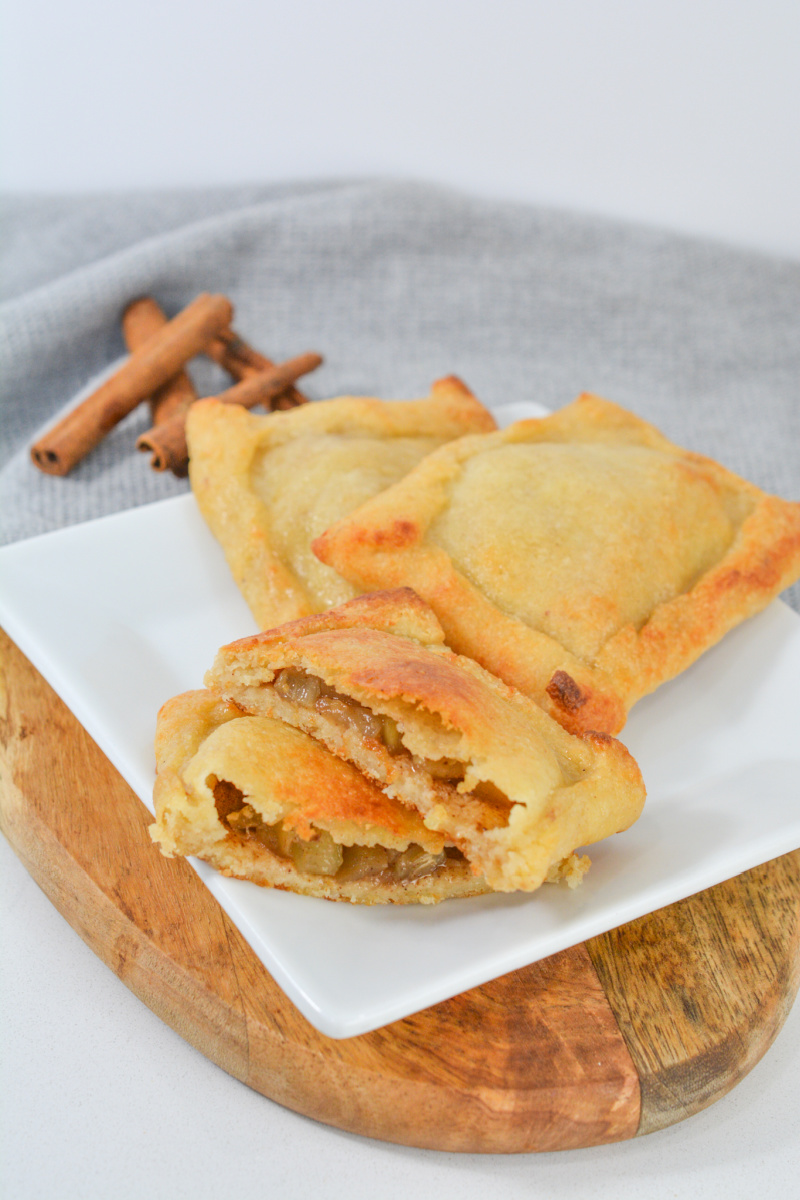 This low carb apple turnover has all the delicious taste of a traditional apple pastry without the hidden sugar. It's one of my favorite keto apple desserts.