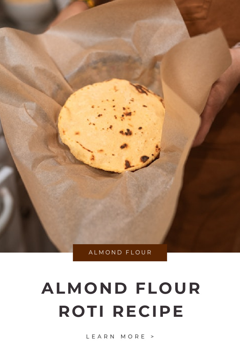 If you're looking for keto chapati, try my delicious almond flour roti recipe. You will love these soft rotis with your favorite curried meats and vegetables.