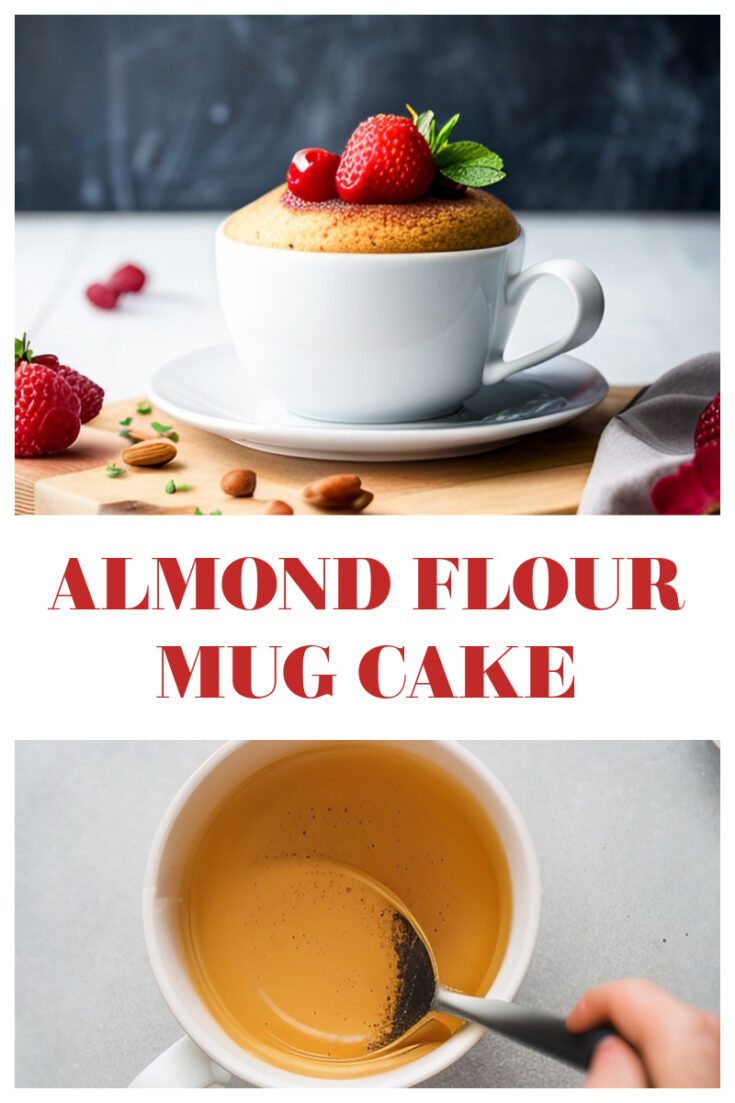 Try this delicious almond flour mug cake recipe today. Try one of my favorite keto mug cake recipes with whipped cream and strawberries.