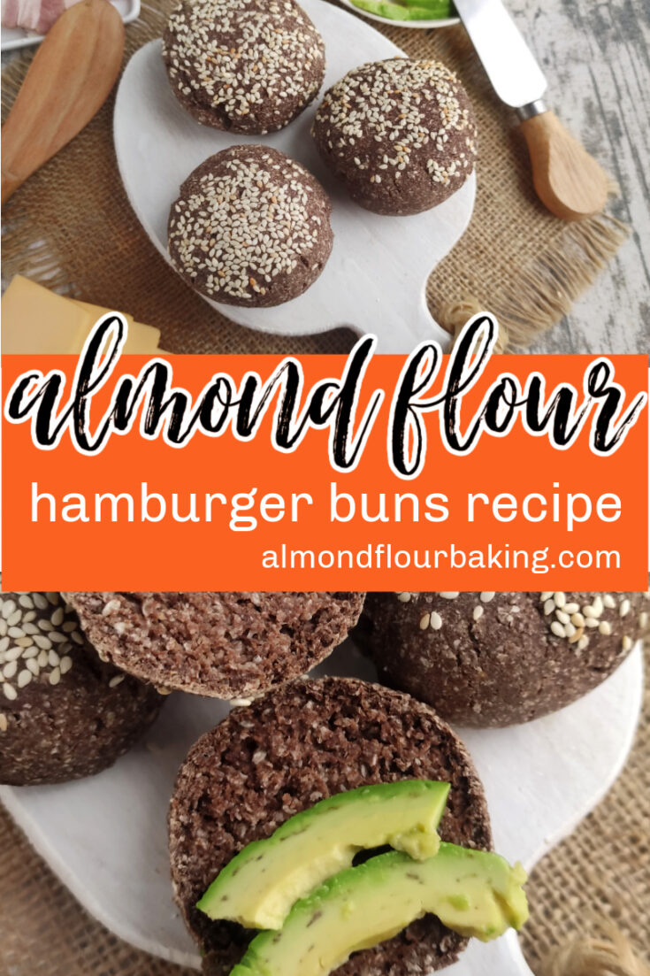 Make a batch of these almond flour buns. Your whole family will love these keto hamburger buns as burger buns or sandwich buns.
