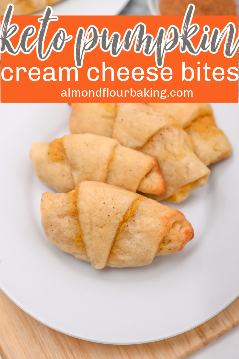 These keto cream cheese bites are a flavorful pumpkin dessert with cheesecake filling. Make my almond flour keto cheesecake bites today.