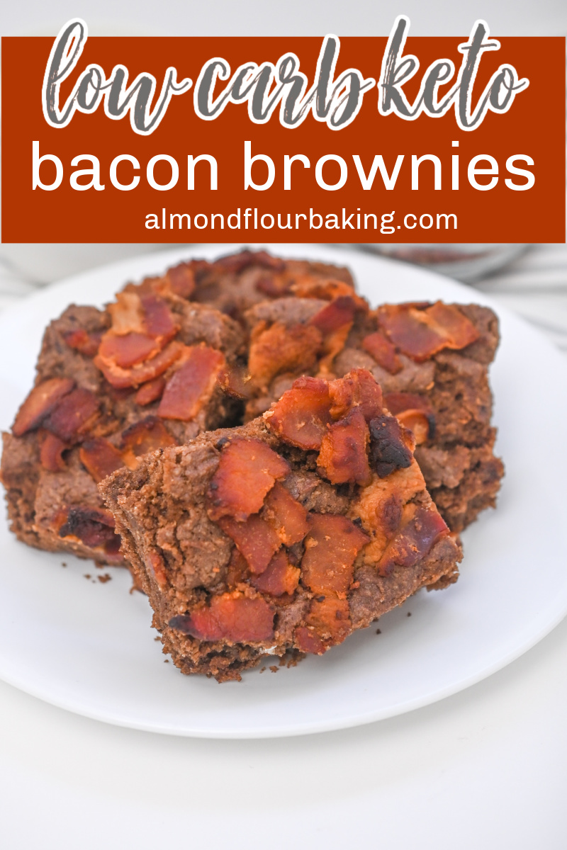 Try these gluten free low carb brownies today and see why keto brownies with bacon are number one on my recipe list. These fudgy brownies are the best keto brownies ever.