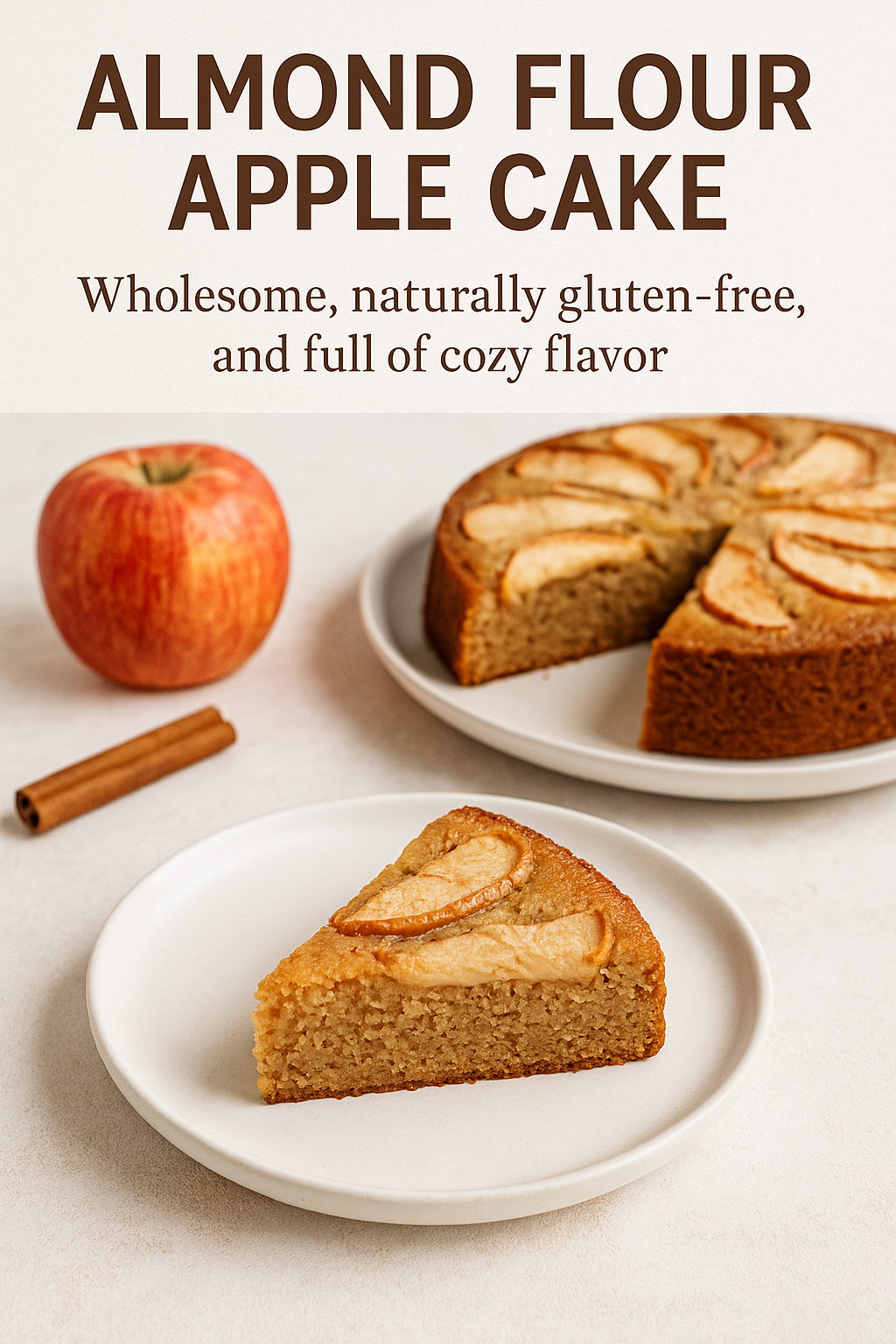 If you’re looking for a dessert that’s wholesome, naturally gluten-free, and full of cozy flavor, this Almond Flour Apple Cake is the perfect choice. It’s moist, tender, and just sweet enough to satisfy without being heavy. Almond flour gives this cake a soft crumb and rich, nutty flavor, while fresh apples add natural sweetness and texture.