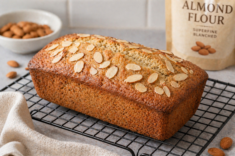 bread cooling on a wire rack