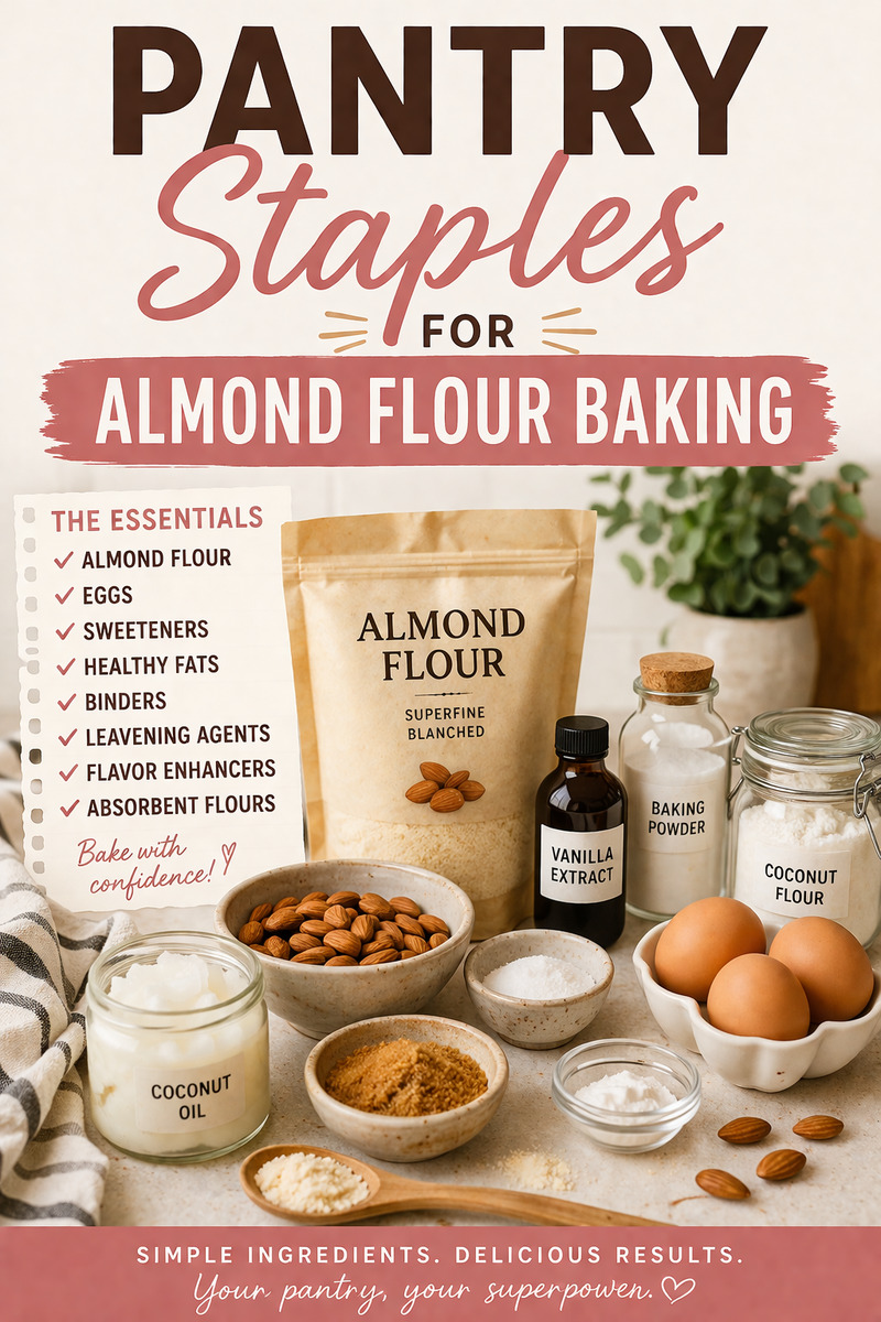 Pantry Staples for Almond Flour Baking